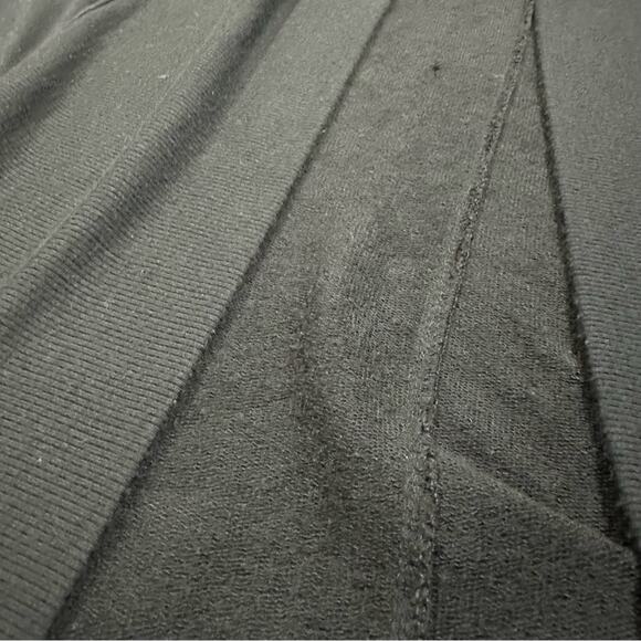 2/$25 Athleta Nirvana Wear Two Ways Wrap Cardi Cardigan Black Athleisure Witchy - Picture 11 of 12